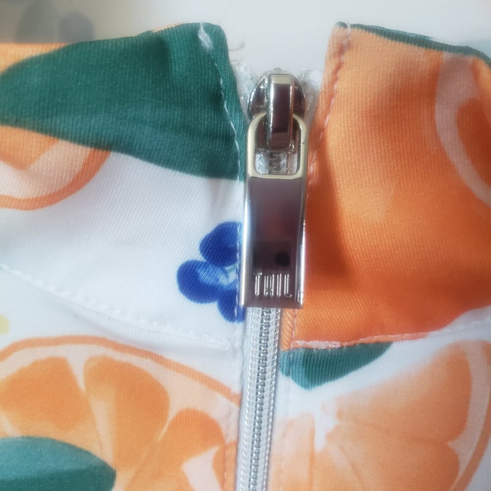 TAIL Women's Fun in the Sun Happy Long Sleeve 3/4 Zip - Orange Crush - XXL - Picture 7 of 13